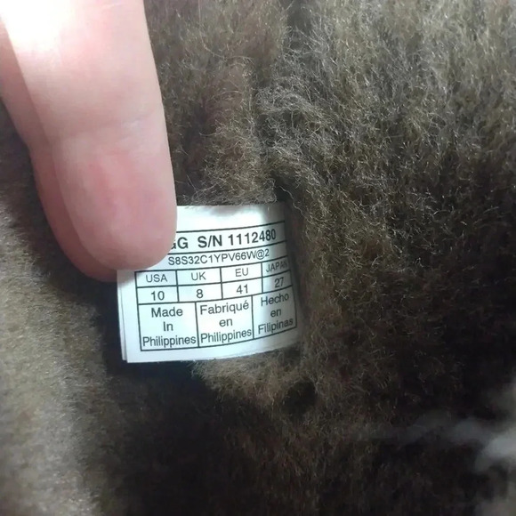 Ugh Bailey Zip Short Shearling Tan Women's 10 - Picture 16 of 16